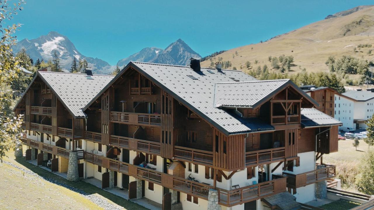 T2 Meuble Tourisme 3 Etoiles, Pied Des Pistes-Parking Prive Avec Balcon Et Superbe Vue Apartment Лес дьо Алпс Екстериор снимка